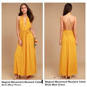 Yellow Lulu’s Maxi Dress